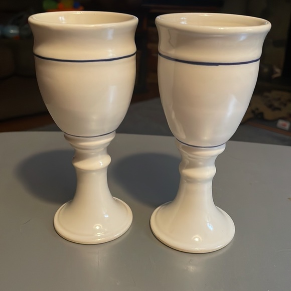 Prairie Pottery wine goblets (set of two) - Picture 3 of 6